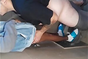 Naughty pussy eating with My first-ever dominican/Puerto Rican youthful gal