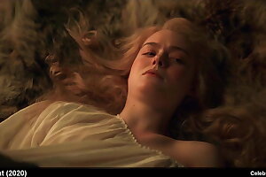 celebrity Elle Fanning nude and sex gigs from The Great