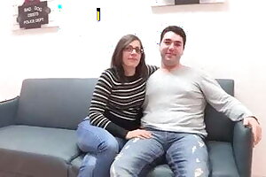 A married couple's first threesome! They will pound Siona, too
