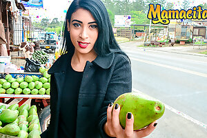 CarneDelMercado - Bashful Latina Anette Rios Point of view Sex After Work
